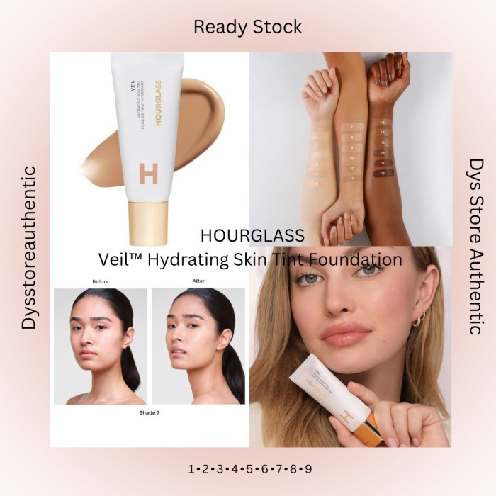 Jual HOURGLASS VEIL HYDRATING SKIN TINT FOUNDATION 45pr Shopee Indonesia