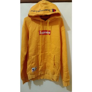 Harga hoodie supreme on sale x champion original