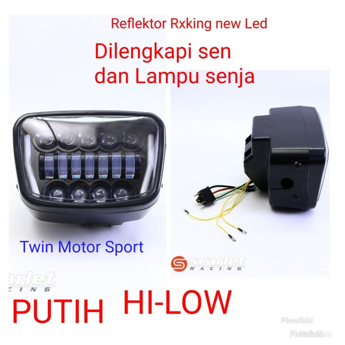 Jual New Reflektor Lampu Depan Rx King New Led Putih Rxk Rxs Ltc ...