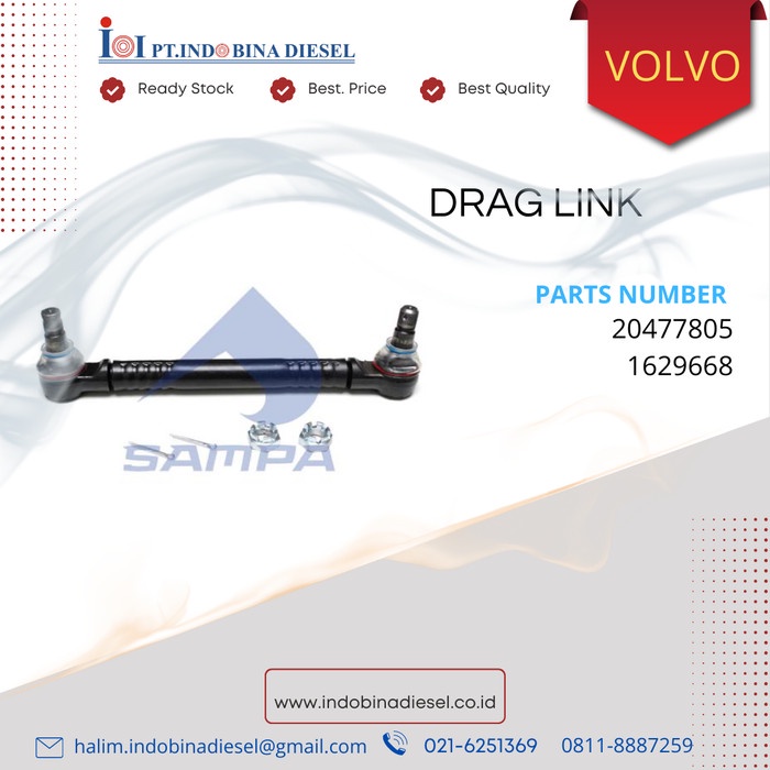 Jual Original Volvo Drag Link 20477805 / 1629668 Bisa Gojek | Shopee ...