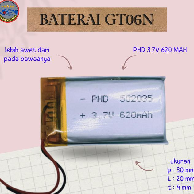 Jual baterai gt06n gps tracker ReadyNew Shopee Indonesia