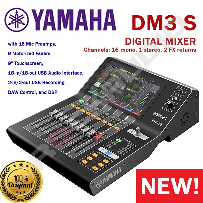 Jual YAMAHA DM3S DIGITAL MIXER / DM3 S MIXING CONSOLE / DM 3 S Shopee