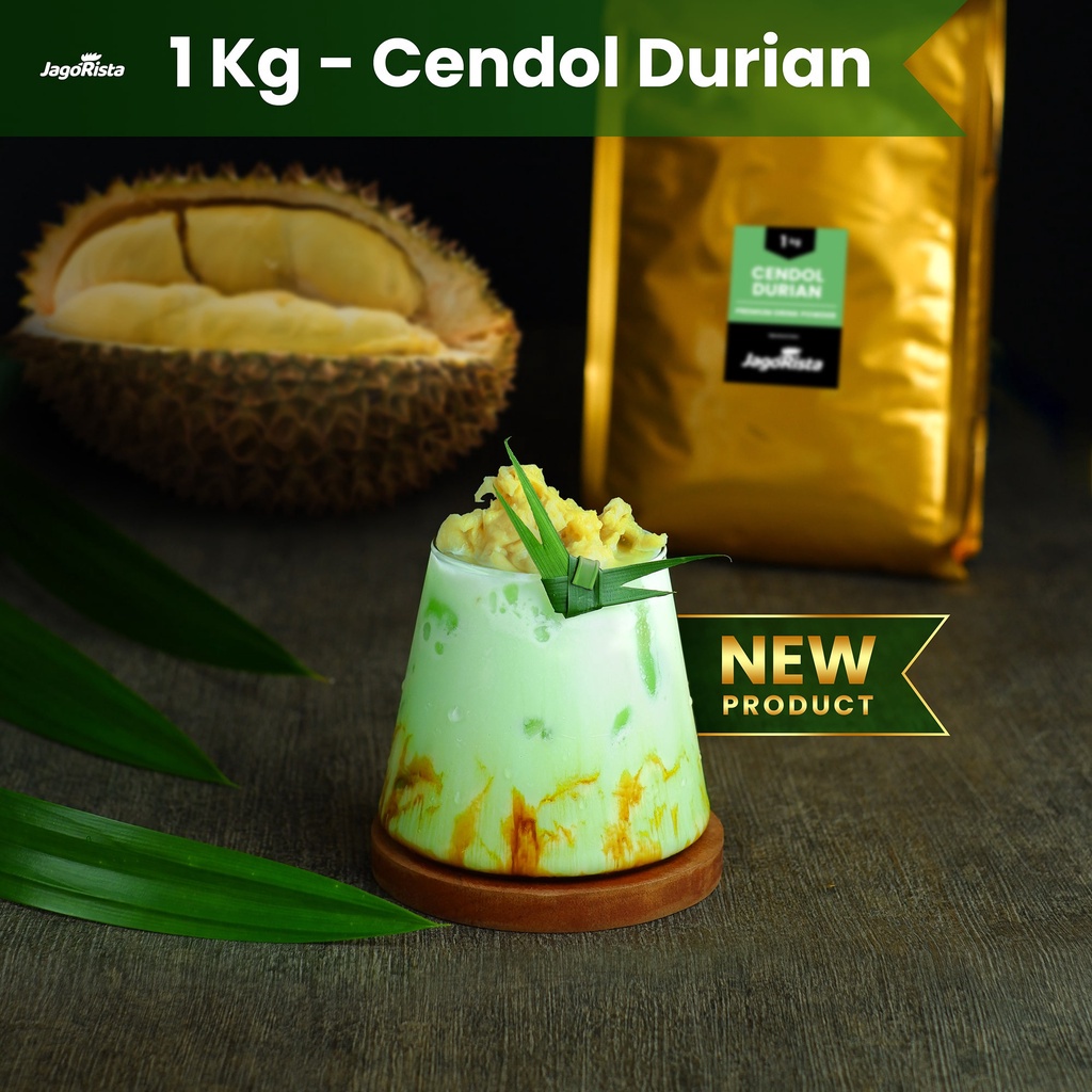 Jual Jagorista Kg Premium Gold Cendol Durian Bubuk Minuman Drink Powder Shopee Indonesia