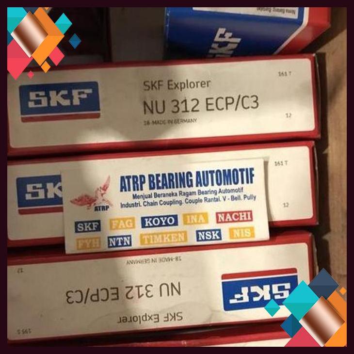 Jual CYLINDRICAL-ROLLER-BEARING-NU-312-ECP-SKF Harga Terbaik