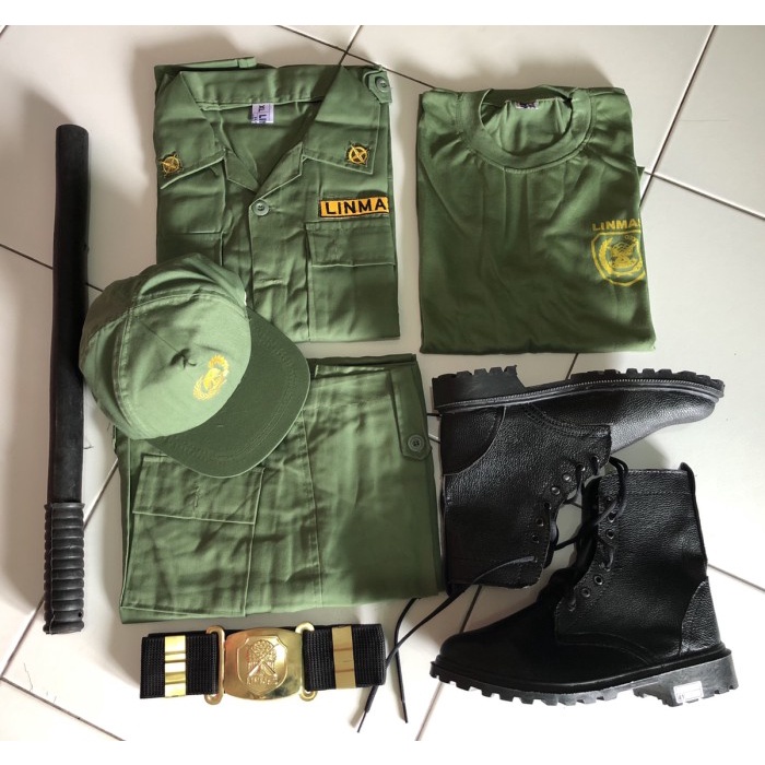 Jual Baju Linmas Full Set / Seragam Linmas Full Set | Shopee Indonesia