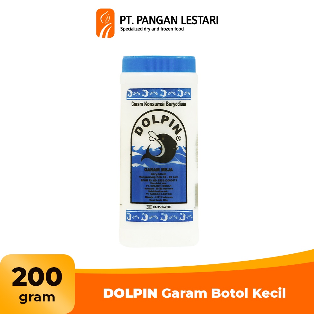 Jual DOLPIN Garam Botol Kecil 200 gr | Shopee Indonesia