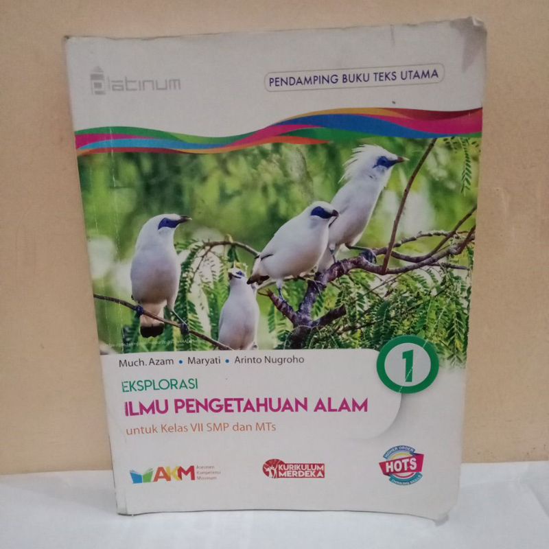 Jual Eksplorasi Ilmu Pengetahusn Alam IPA Untuk SMP/MTs Kelas VII ...