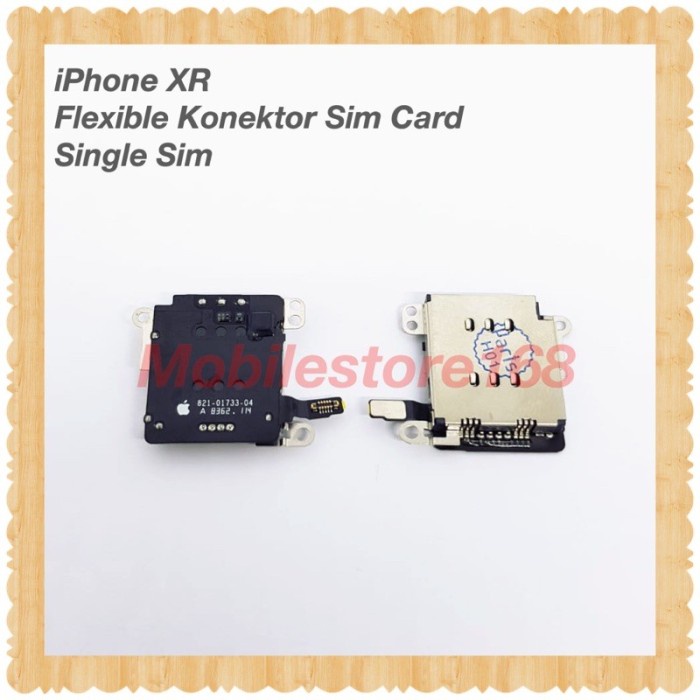 Jual FLEXIBLE KONEKTOR SIM CARD IPHONE XR ORIGINAL Shopee Indonesia