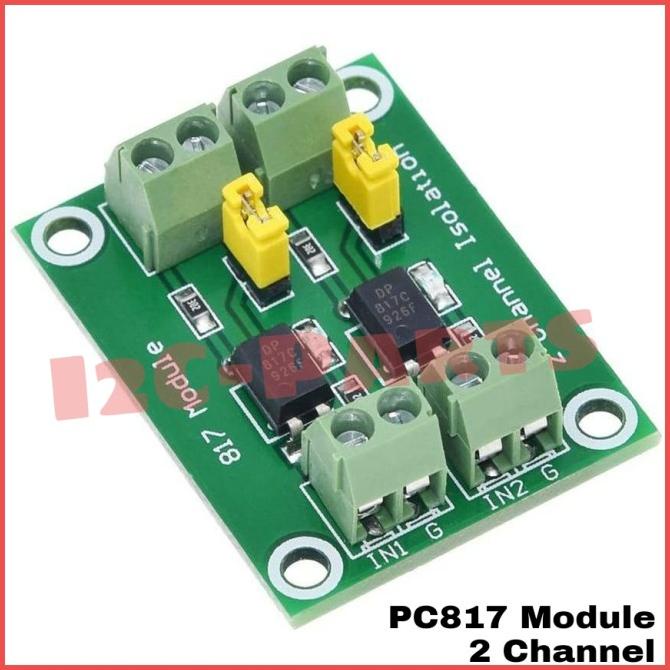 Jual COD!! PC817 2 Channel Optocoupler Isolation Board 2 CH Opto Module ...