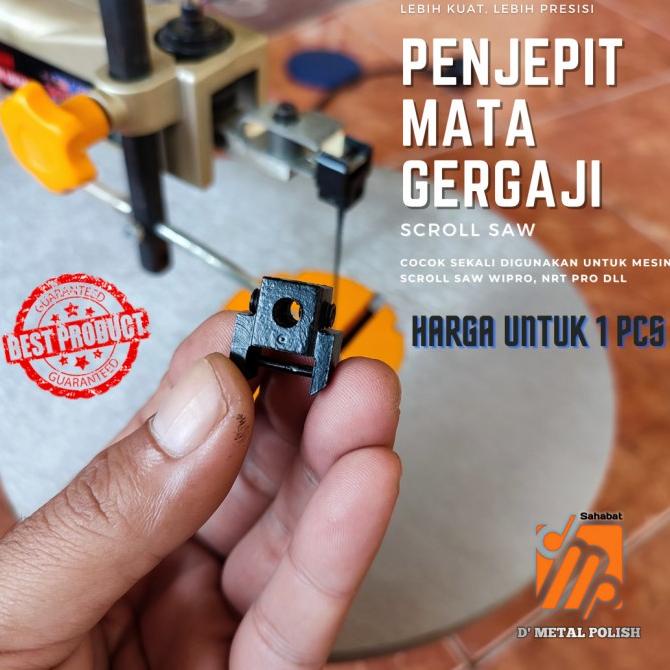 Jual Penjepit Mata Gergaji Pinless Scroll Saw Mata Spiral Scrollsaw Murah Berkualitas Shopee