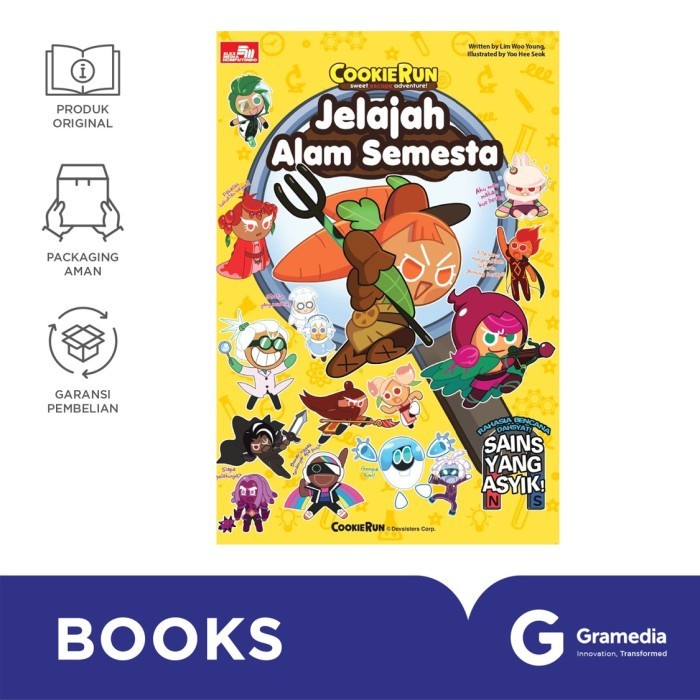 Jual Buku Alam Buku Cookie Run Sweet Escape Adventure Jelajah Alam Semesta New Shopee 1927