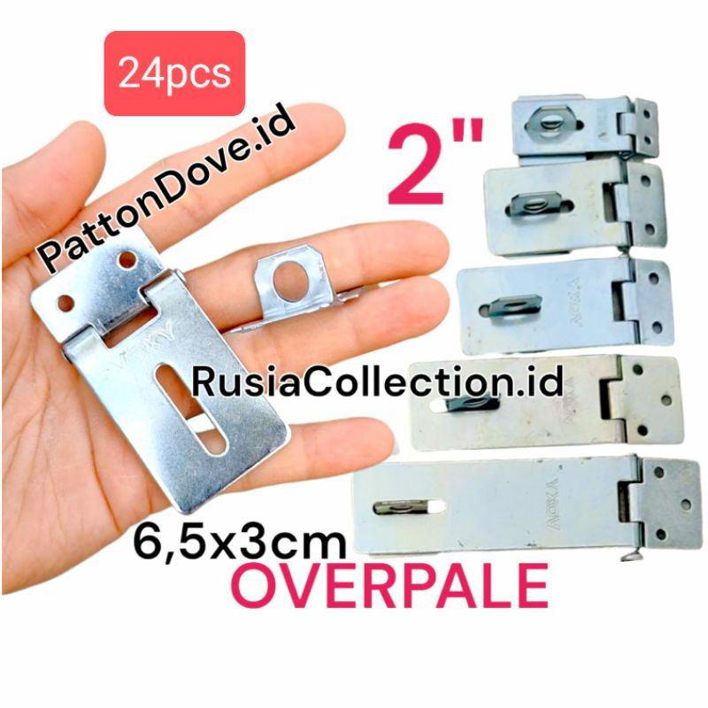 Jual OVERVAL GEMBOK TEBAL TEKUK 12pcs 3