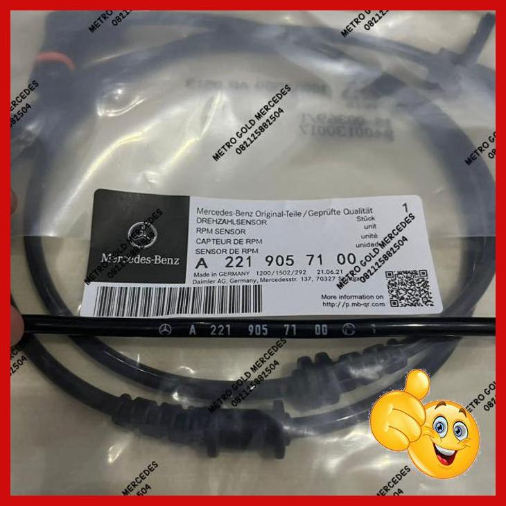 Jual SPEED SENSOR ABS DEPAN W221 S300 S350 S500 SENSOR MERCEDES BENZ ORI [CRB] Shopee Indonesia