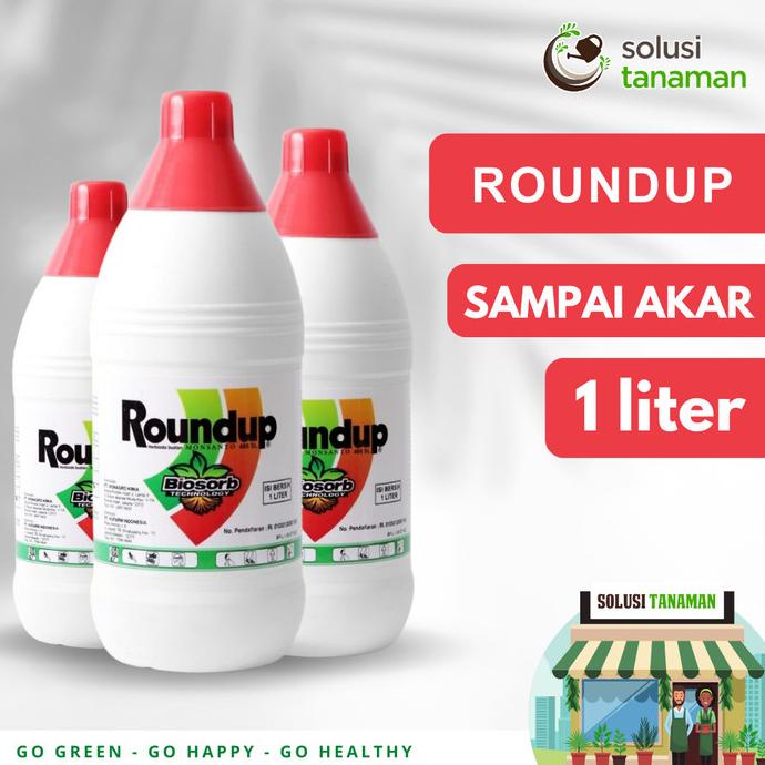 Jual HERBISIDA Roundup 486 SL 1 Liter Herbisida Sistemik Pembasmi ...