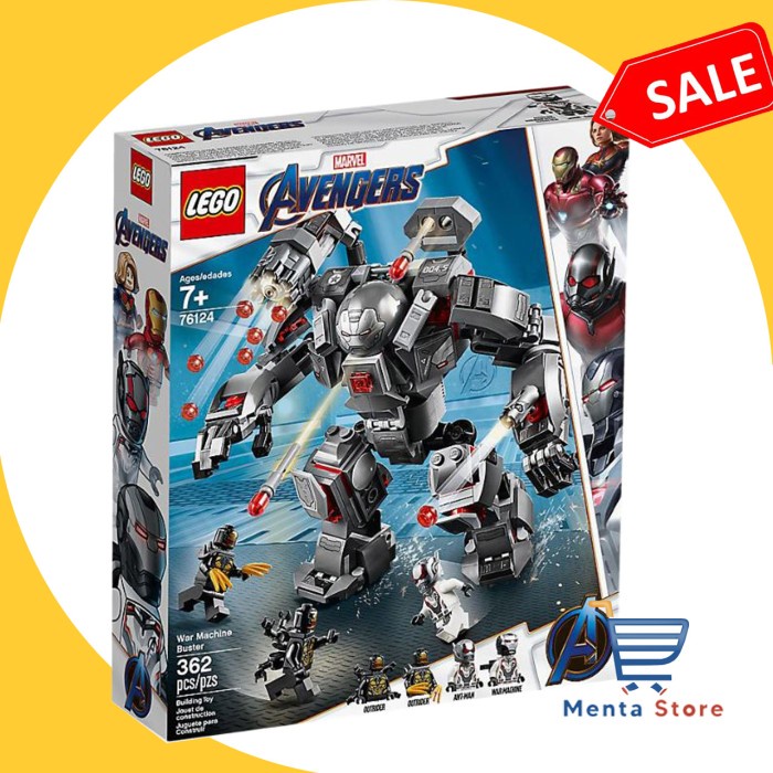 Lego 76124 marvel super heroes best sale avengers war machine buster stores