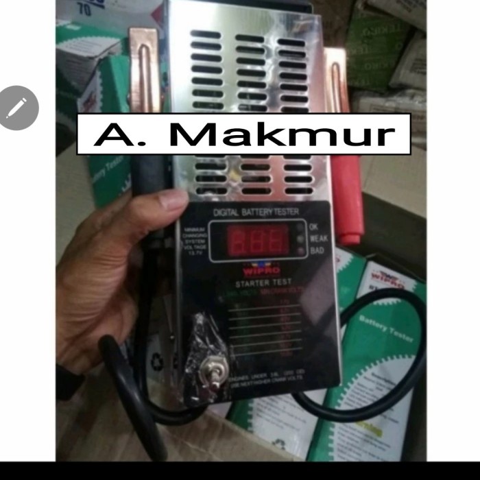 Jual Battery Tester Digital Wipro Bt2021 Bt2021 Alat Tes Aki 12V To