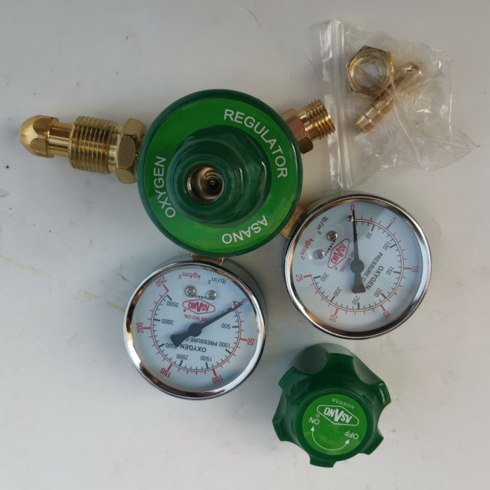 Jual Regulator Las Oksigen Asano Regulator Las Oxygen Oxy Asano Original Terbaru Shopee Indonesia