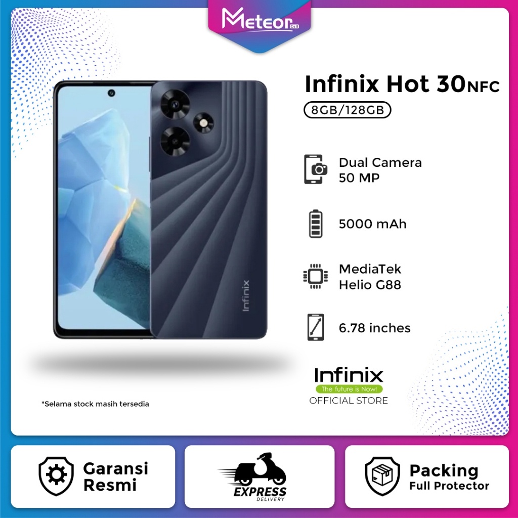 Jual Infinix Hot 30 8/256 GB Garansi Resmi Infinix 1 Tahun (INSTAN AREA ...