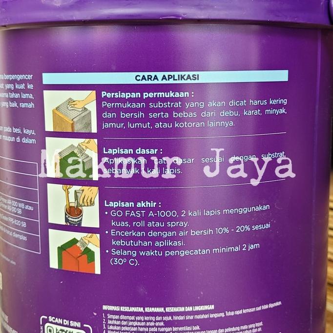 Jual Jual Murah Propan Go Fast A 1000 25l Cat Besi Kayu Water Based Gofast Shopee Indonesia 9400