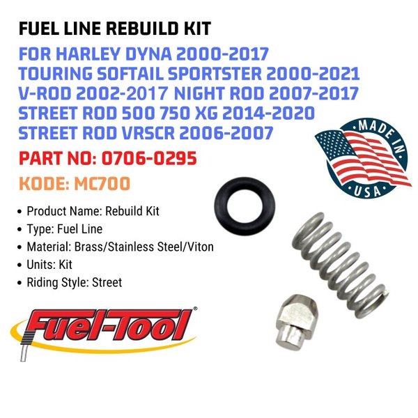 Jual FUEL TOOL FUEL LINE REBUILD KIT HARLEY DYNA 20002017 TOURING