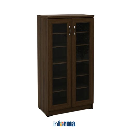 Jual Informa Paxon Kabinet 2 Pintu Kaca - Cokelat | Shopee Indonesia
