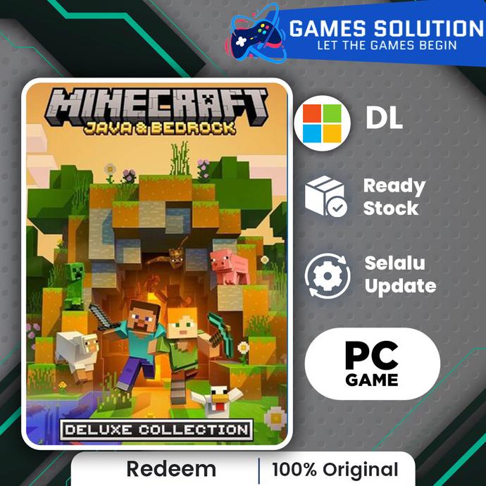 Jual Minecraft Java And Bedrock Edition Deluxe Collection For Pc ...