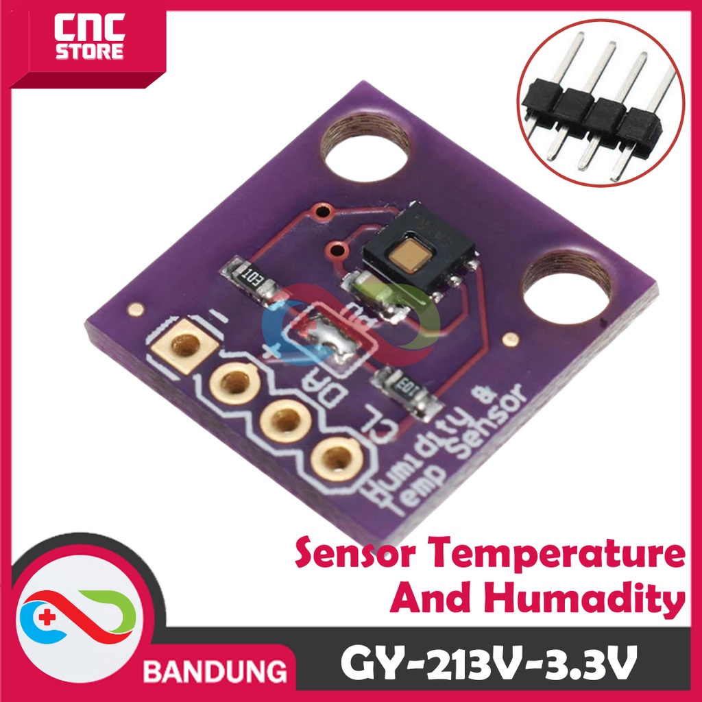 Jual GY-213V-HDC1080 HIGH PRECISION TEMPERATURE AND HUMIDITY SENSOR ...