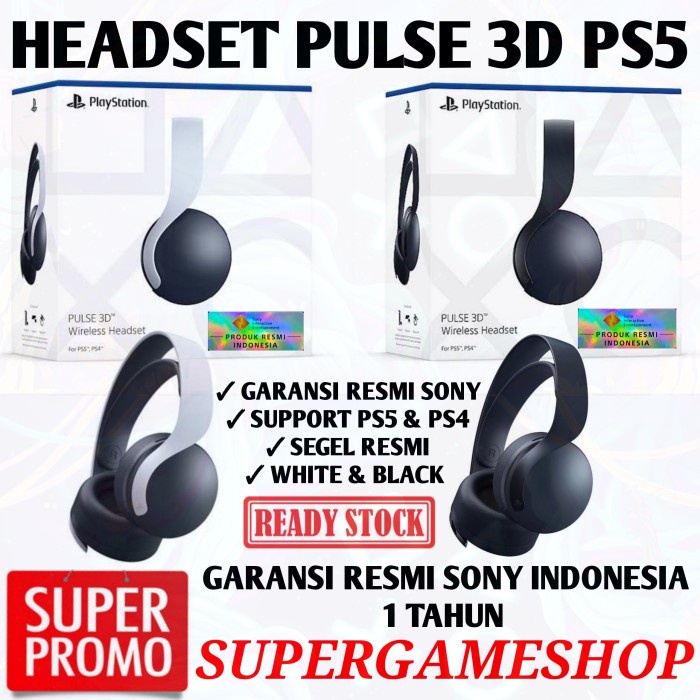 Pulse 3d Wireless Headset Ps5 Jual NEW SONY PULSE 3D WIRELESS