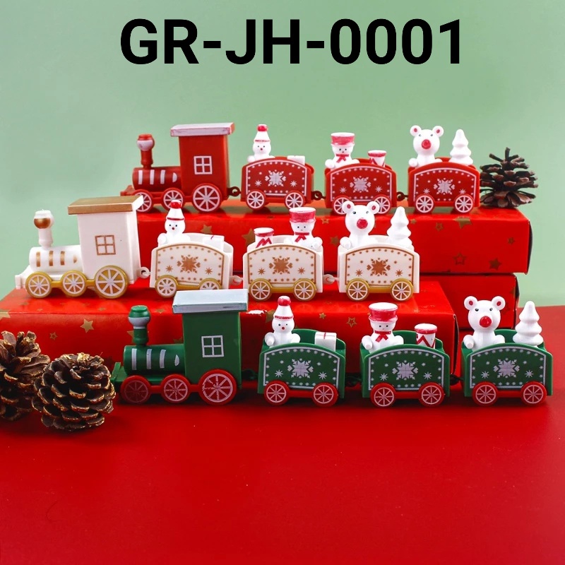 Jual Gr Jh 0001 Cake Topper Hiasan Kue Kereta Sinterklas Natal Santa Claus Mainan Shopee 1758