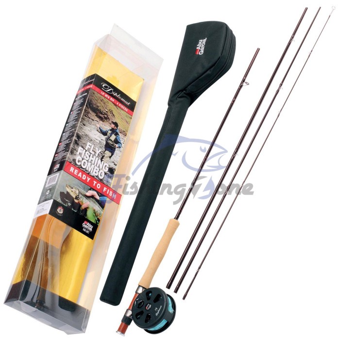 Jual ABU GARCIA DIPLOMAT FLY FISHING COMBO 904 7/8 JH FLY (4 SECTION