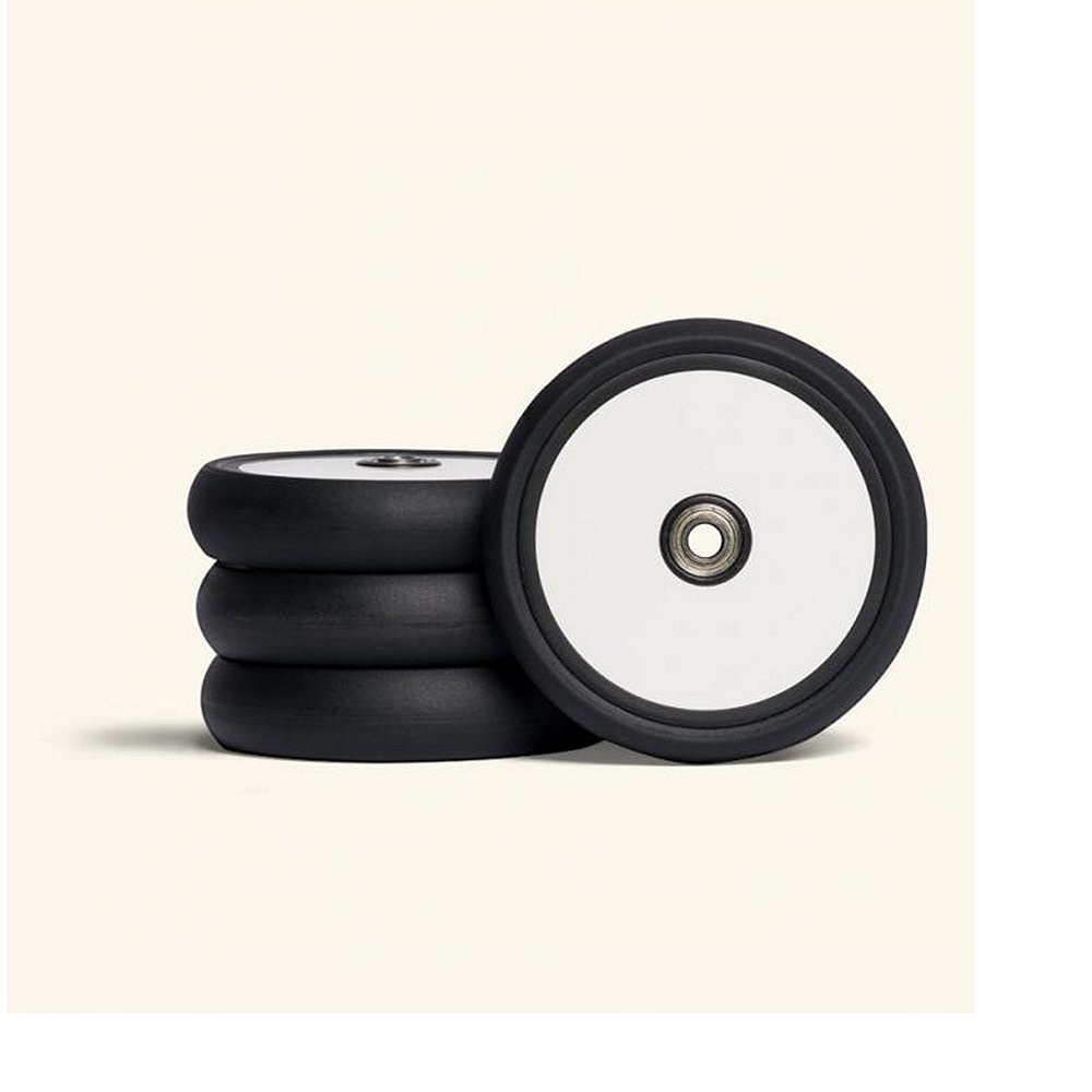 thumbnail image 2 of 1 Pair Baby Stroller Front Wheel Replacement Set – Rubber Anti-Slip Wheels 20x15x7cm For Babyzen Yoyo & Similar 2 of 9