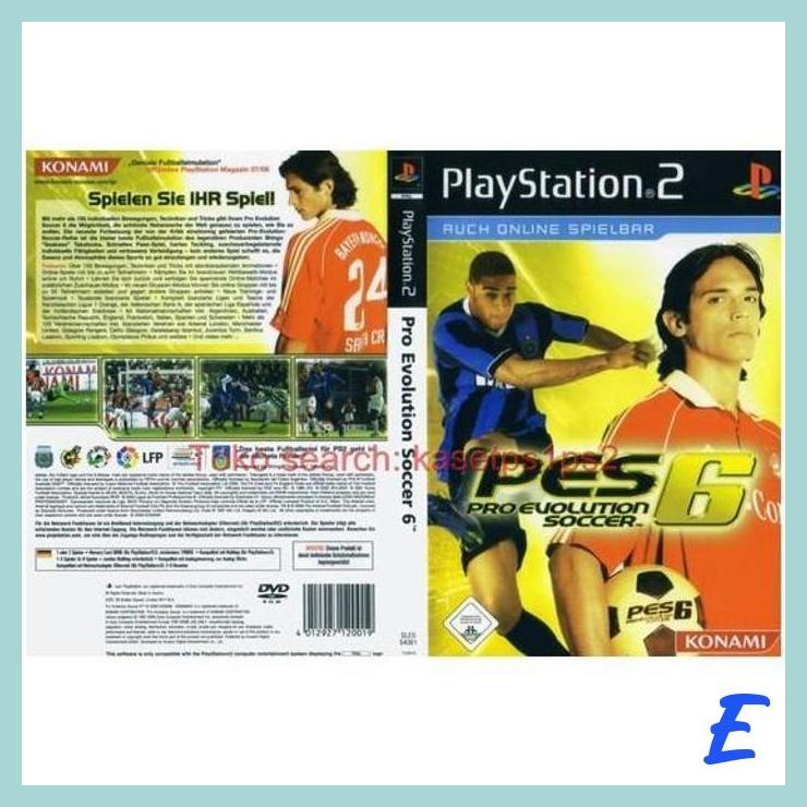 Jual KP PES 6 PRO EVOLUTION SOCCER 6 CD PS2 GAME PS2 KASET PS2 Shopee Indonesia