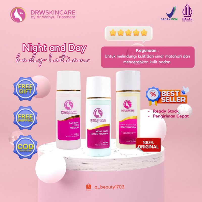 Jual LOTION REJUVATION DRWSKINCARE LOTION MALAM PREMIUM HAND BODY MALAM