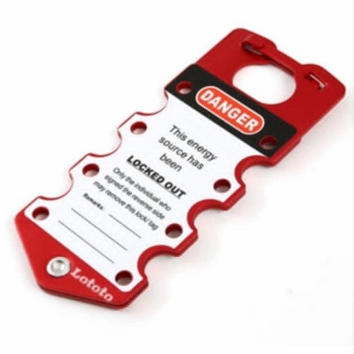 Jual [New] Lototo L427 Safety Lockout Tagout Labeled Snap-On-Hasp ...