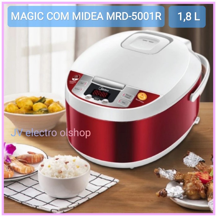 Jual MIDEA Digital Rice Cooker MRD-5001R ( 1,8L ) Magic Com Midea 1,8 ...