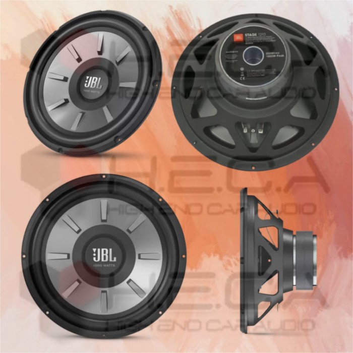 Jual JBL Stage 1210 Subwoofer 12" Pasif Single Voice Coil Bass Sub 12