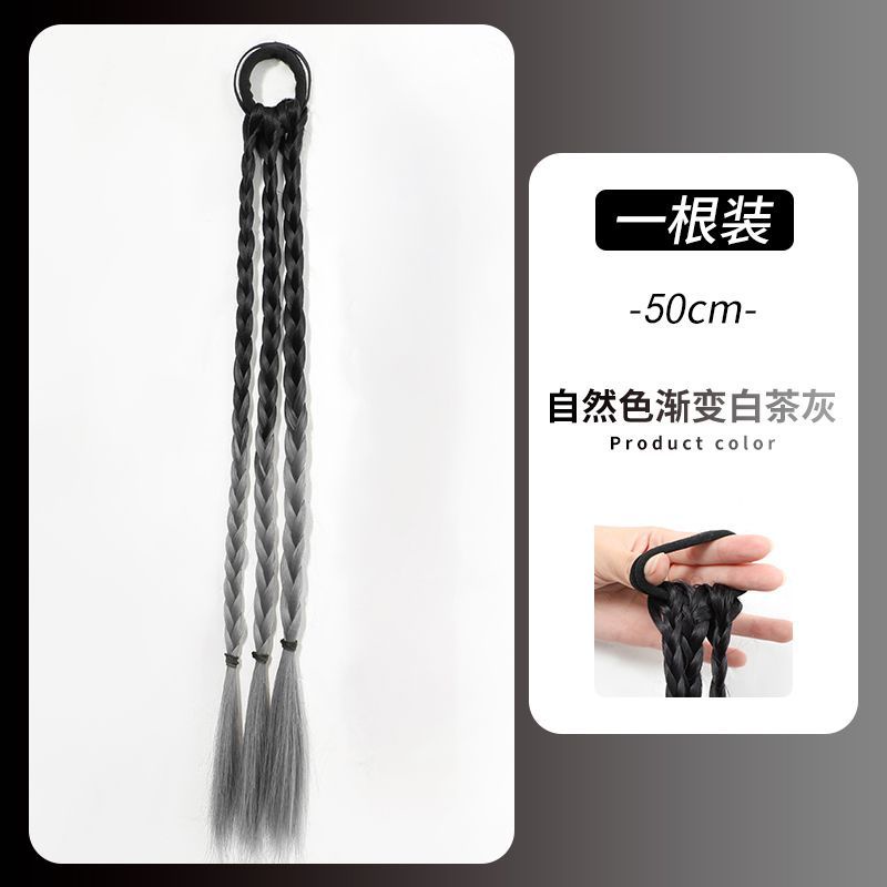 Jual Extension Rambut Sintetis Model Kepang Wig Wanita Kepang Wig ...