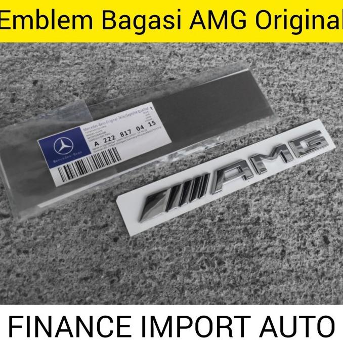 Jual Promo Akhir Tahun Emblem Amg Mercedes Benz Original Asli New ...