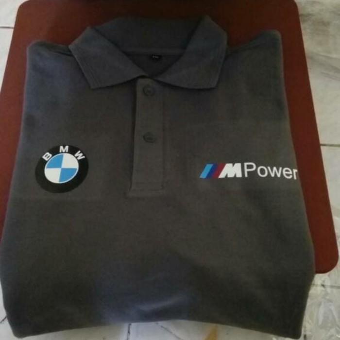 Jual POLO SHIRT PRIA KAOS KERAH BMW MOTORSPORT | Shopee Indonesia