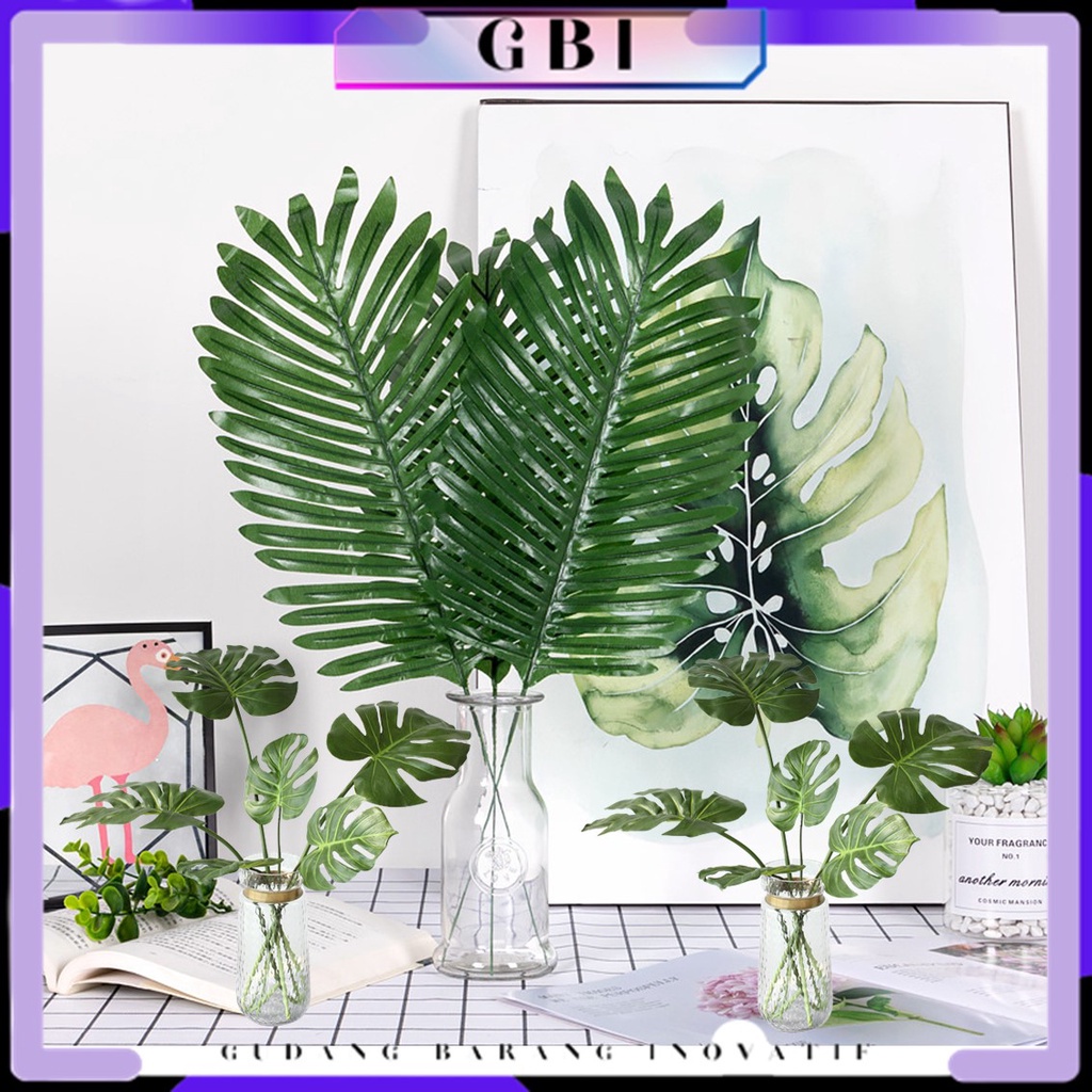 GBI Daun Pakis Artificial Palem 53 Daun Plastik Hiasan Dekorasi Wedding Daun Artificial Dekorasi Rumah Artificial Home Decor