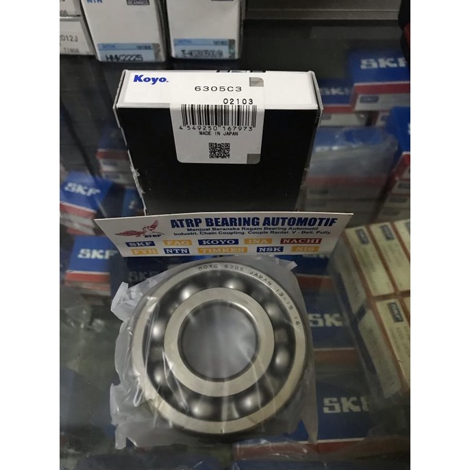 Jual BALL BEARING 6305 C3 KOYO JAPAN ORIGINAL | Shopee Indonesia