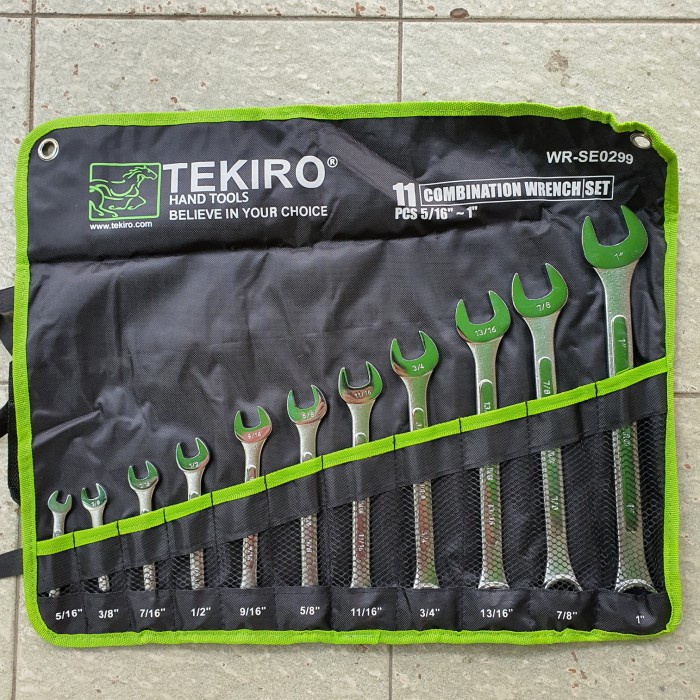 Jual Kunci Ringpas Set 11 Pcs Inci Tekiro 5/16