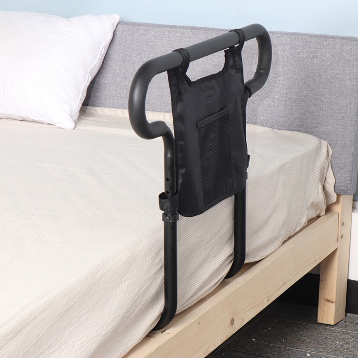 Jual 3 TYPES BED RAILS FOR ELDERLY HOSPITAL BED ASSIST BAR WITH STORAGE