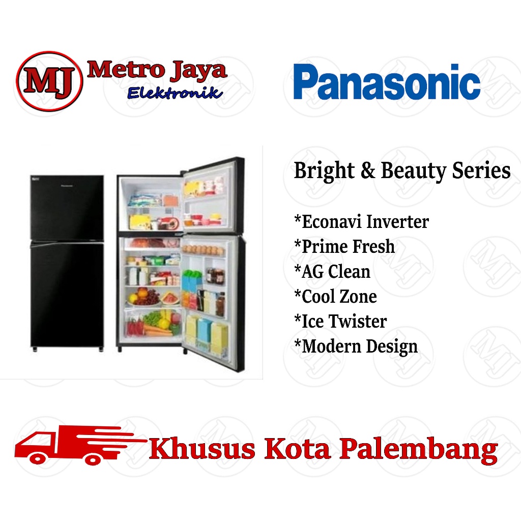 Jual Kulkas Pintu Panasonic Nr Bb Q Pk Econavi Inverter Prime Fresh Shopee Indonesia