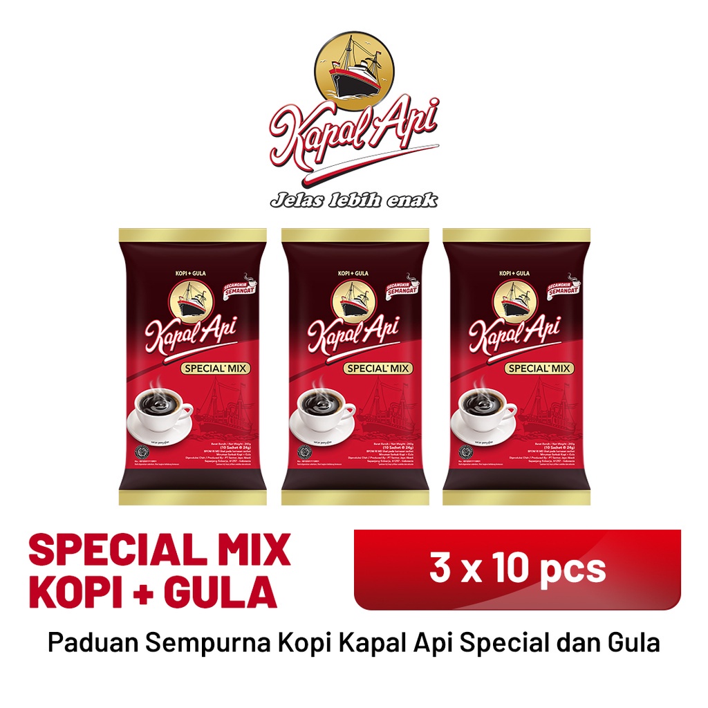 Jual Kapal Api Special Mix Pack X Gr Shopee Indonesia