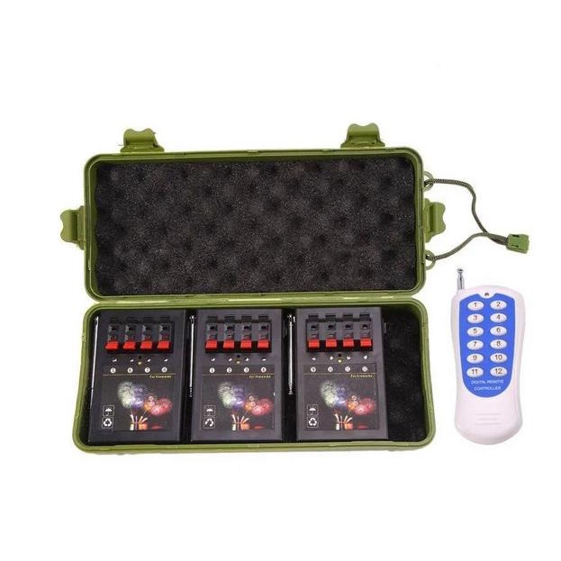 Jual 1Set 12 Cue Wireless Firework Firing Control System Equipment ...