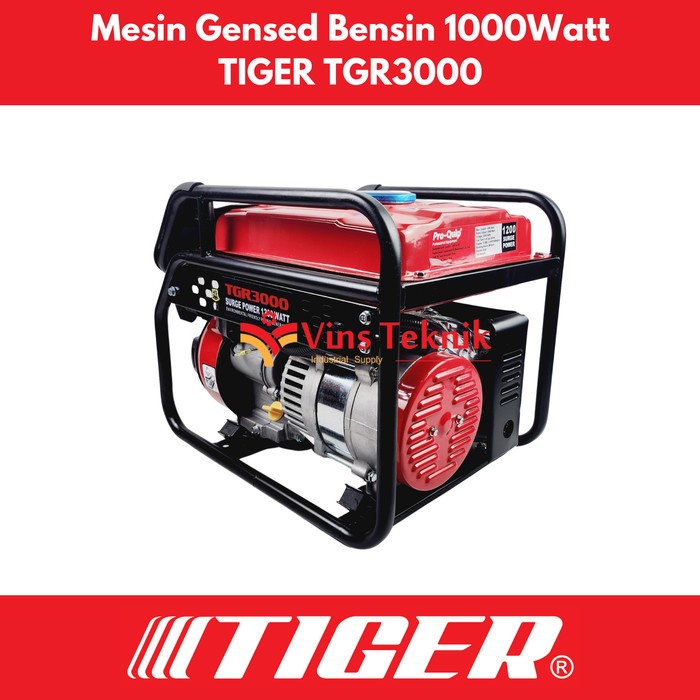 Jual Mesin Genset Bensin Watt Generator Set Tgr Tiger Tgr Shopee Indonesia