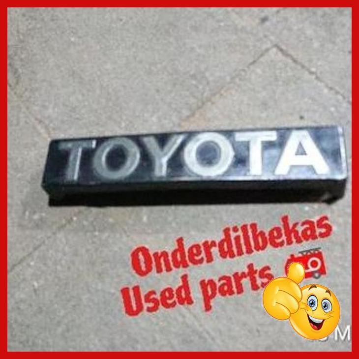 Jual [ODB] BADGE EMBLEM GRILL TOYOTA COROLLA DX KE70 COPOTAN TAHUN 1981 ...