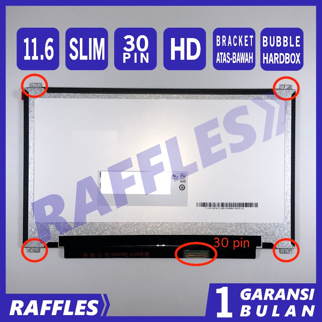 JINTAI Cavo Piatto LCD LVDS Per ASUS E210MA E210 L210 - Ricambio Schermo Video Cable 14005-03490000 DD0BKZLC010
