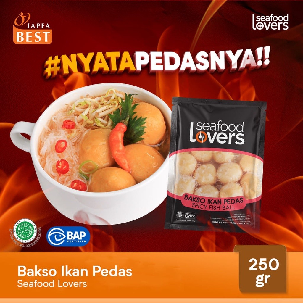 Jual Bakso Ikan Pedas Seafood Lovers 250 Gr Shopee Indonesia